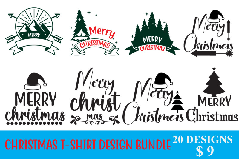 christmas-t-shirt-design-bundle