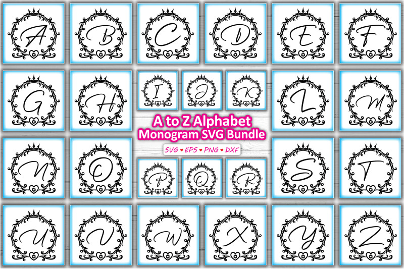 a-to-z-alphabet-monogram-svg-bundle