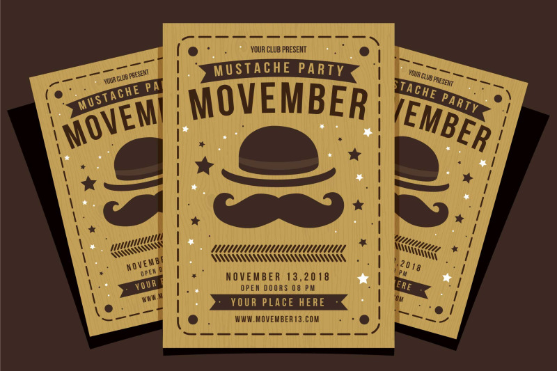 movember-mustache-party-flyer