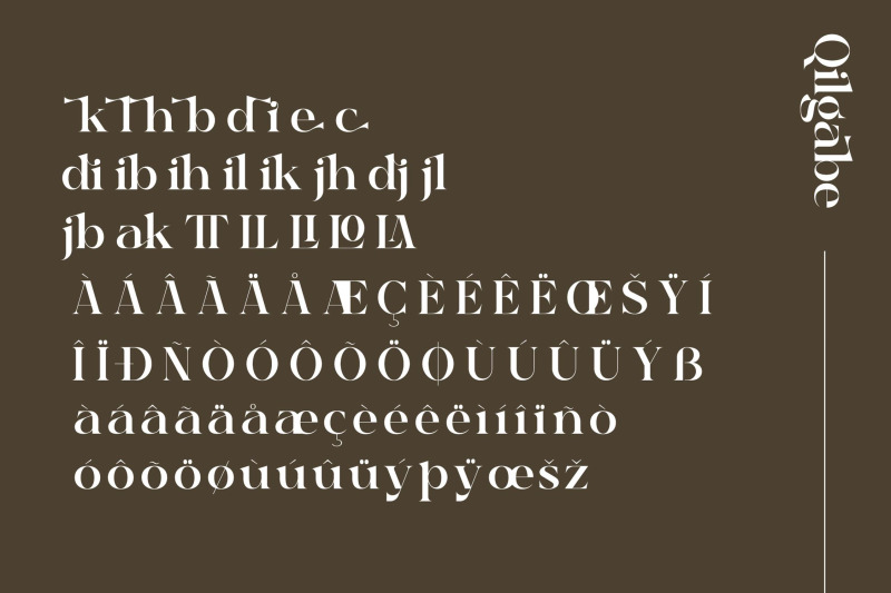 qilgabe-typeface