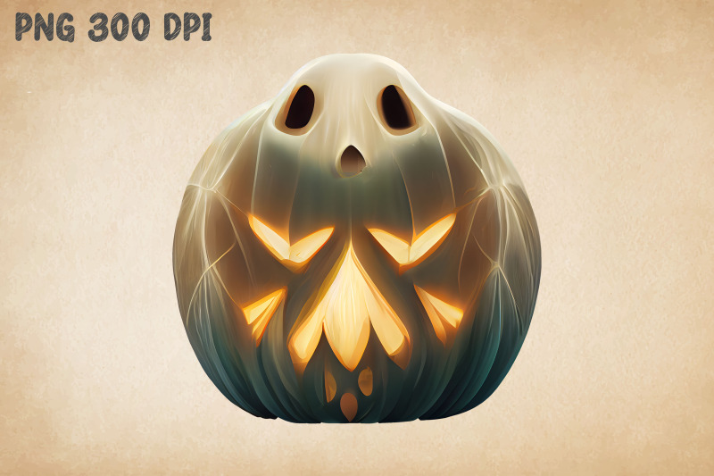 pumpkin-combine-with-ghost-halloween