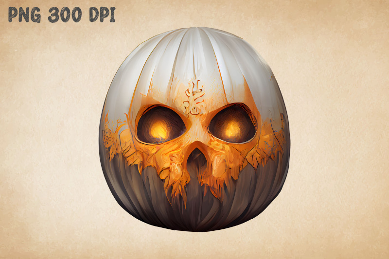 pumpkin-combine-with-ghost-amp-skull