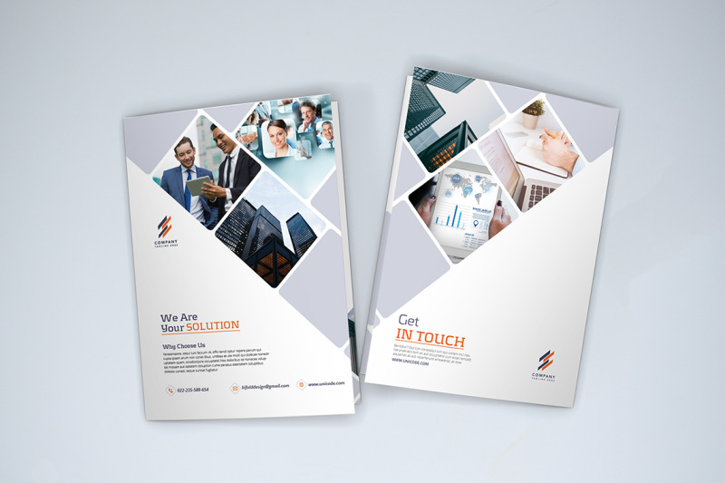 bifold-business-brochure-template