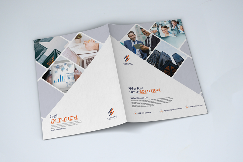 bifold-business-brochure-template