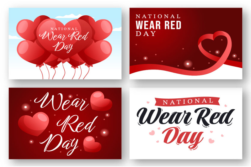 12-national-wear-red-day-illustration