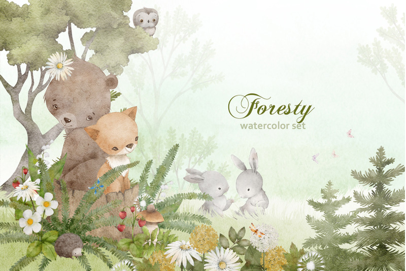 foresty-watercolor-set