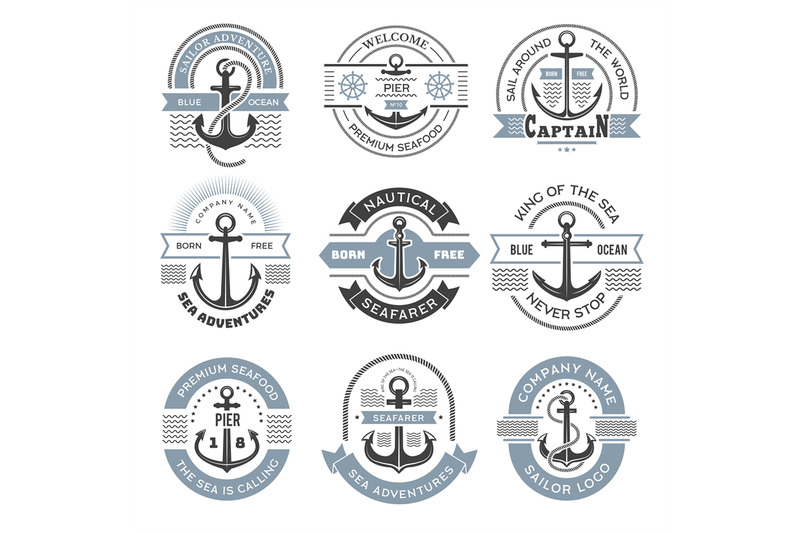 nautical-logo-marine-labels-with-anchors-symbols-for-ocean-exploratio