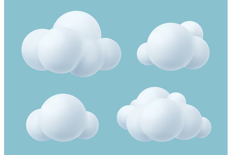 cloud-plastic-realistic-soft-trendy-silver-clouds-outdoor-3d-render-a