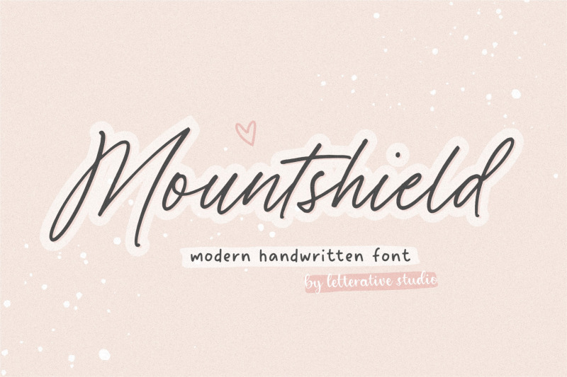 mountshield-modern-handwritten-font