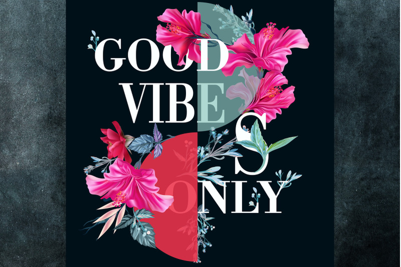 good-vibes-only-vector-fashion-print