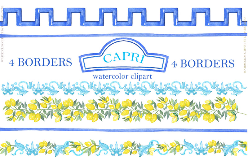 capri-italy-watercolor-clipart-tiles