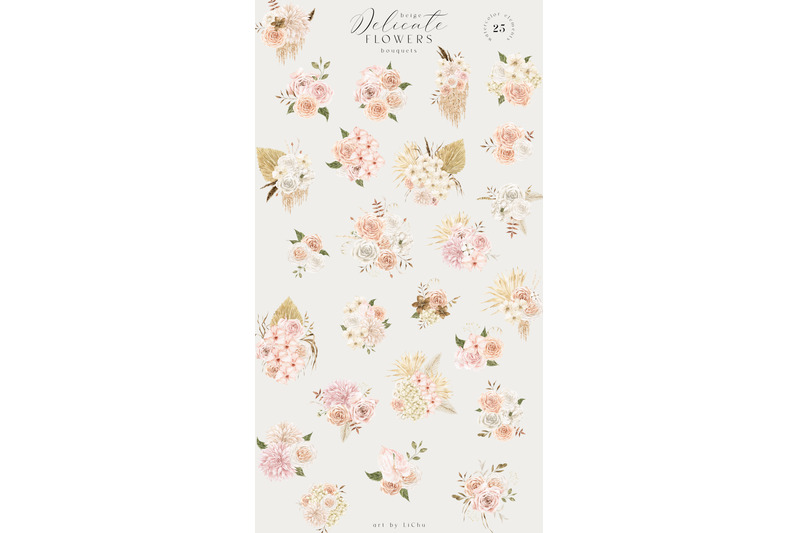 watercolor-beige-pink-delicate-flowers-clipart