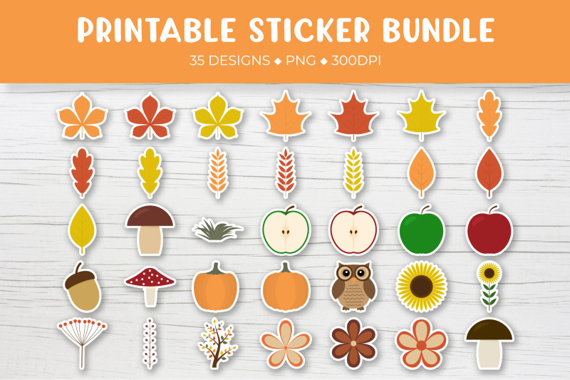 fall-sticker-bundle-autumn-forest-stickers-printable