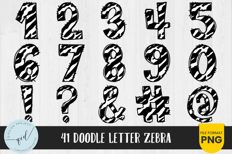 zebra-doodle-letters-and-numbers-41-characters