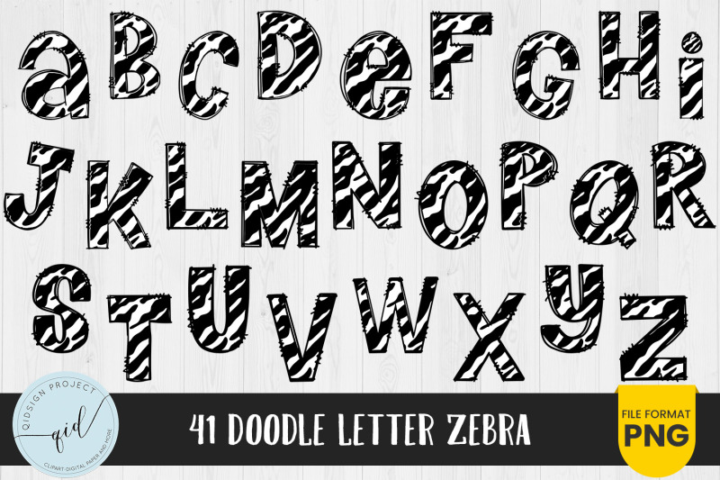 zebra-doodle-letters-and-numbers-41-characters