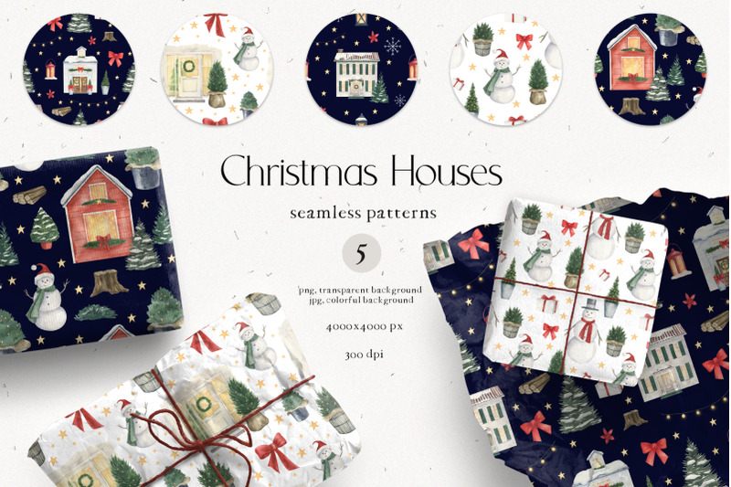 cozy-christmas-houses-clipart