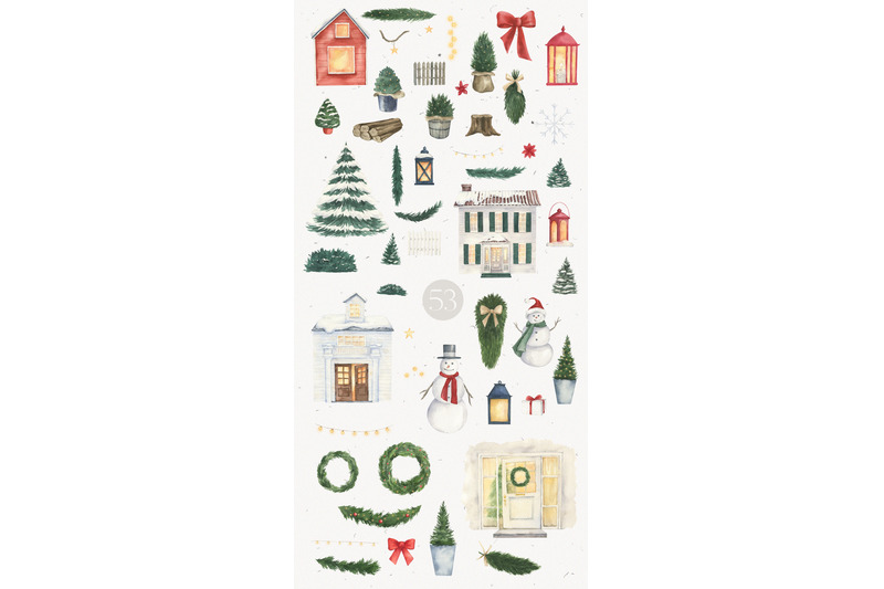 cozy-christmas-houses-clipart