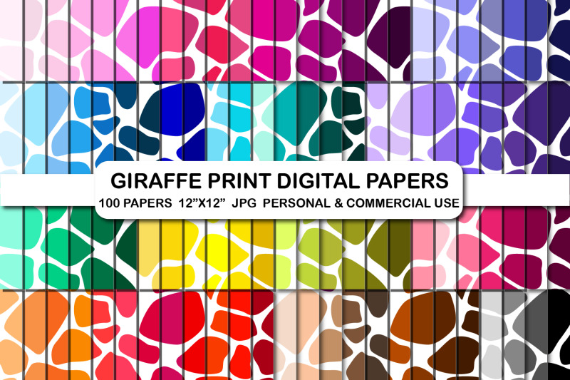 giraffe-print-digital-papers-background-animal-prints-paper