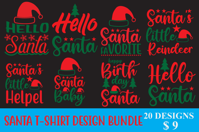 santa-t-shirt-design-bundle