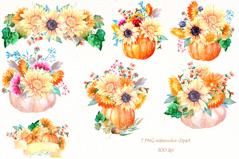 fall-pumpkin-clipart-watercolor-autumn-bundle-harvest-png