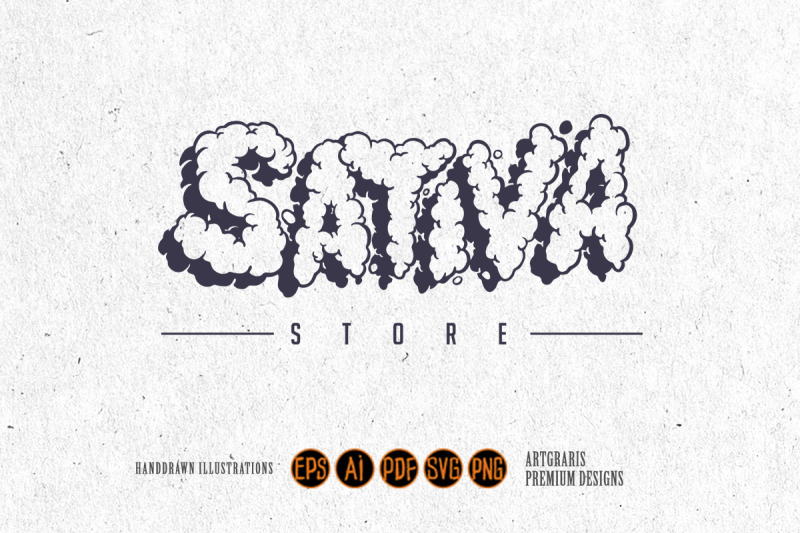 sativa-lettering-words-smoke-weed-silhouette-svg