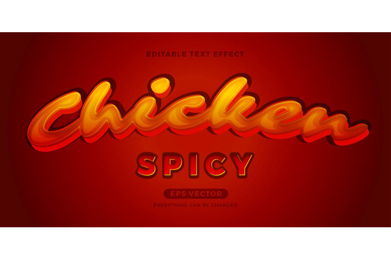 editable-text-effect-chili-pepper-style-in-exotic-red-hot-color