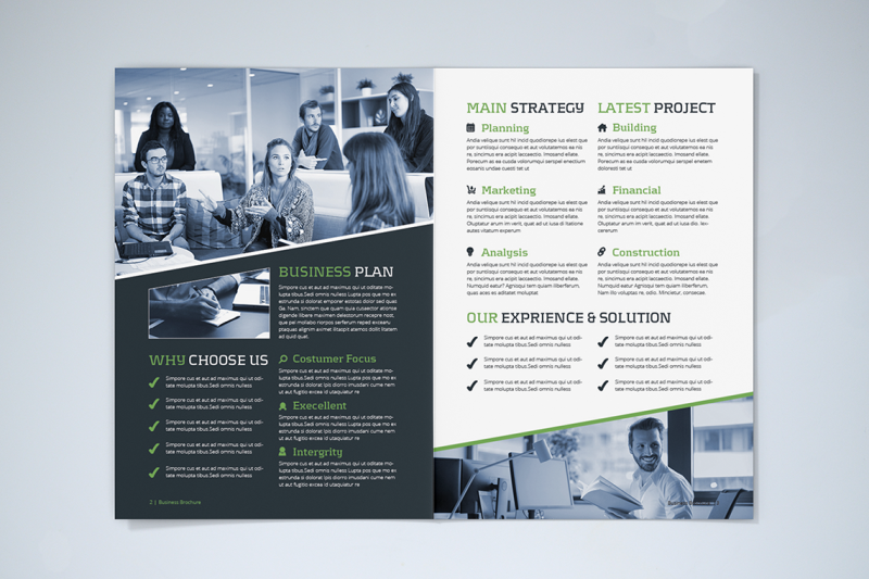 bifold-business-brochure-template