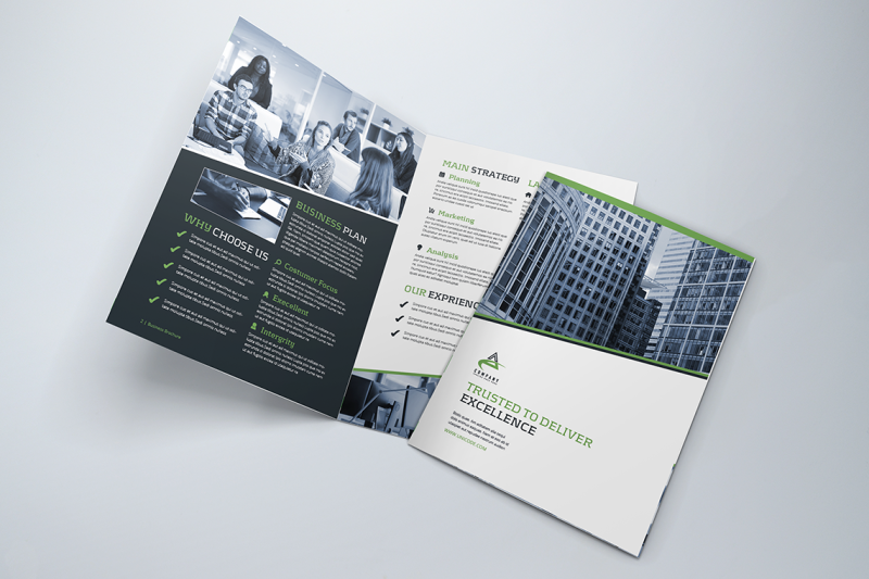 bifold-business-brochure-template