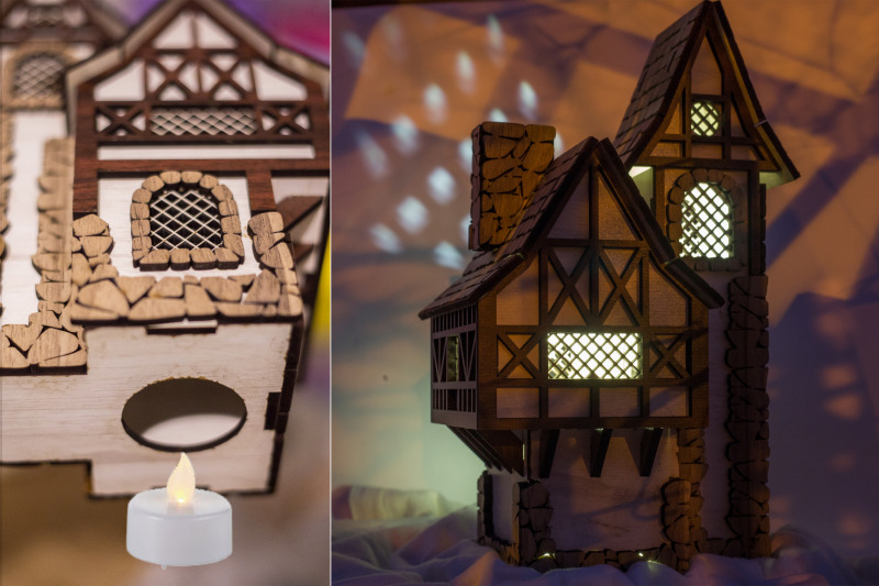 laser-cut-medieval-3d-christmas-miniature-house-dxf-svg-glowforge