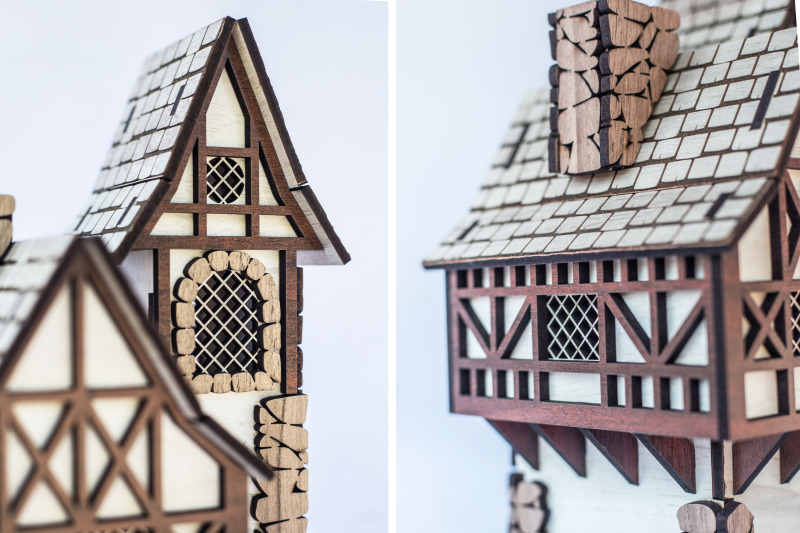 laser-cut-medieval-3d-christmas-miniature-house-dxf-svg-glowforge