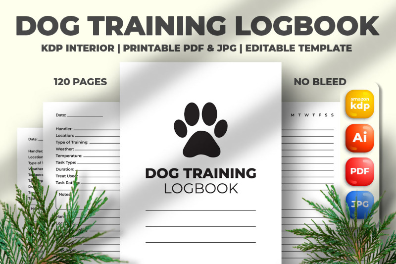 dog-training-logbook-kdp-interior