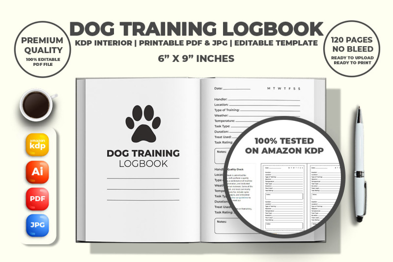 dog-training-logbook-kdp-interior