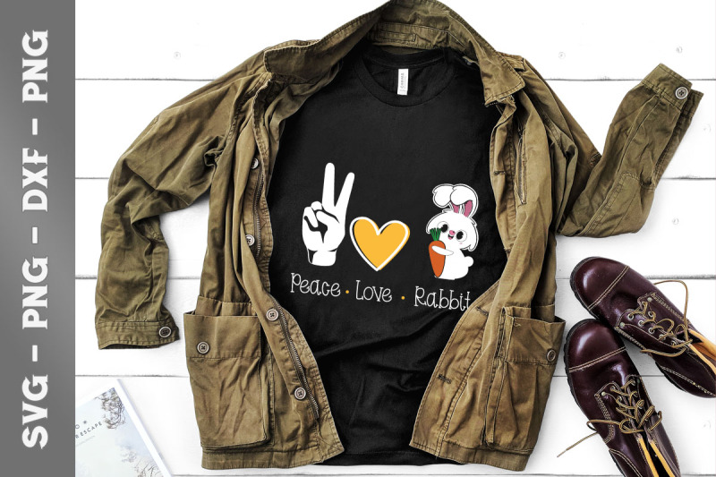 peace-love-rabbit-cute-rabbit