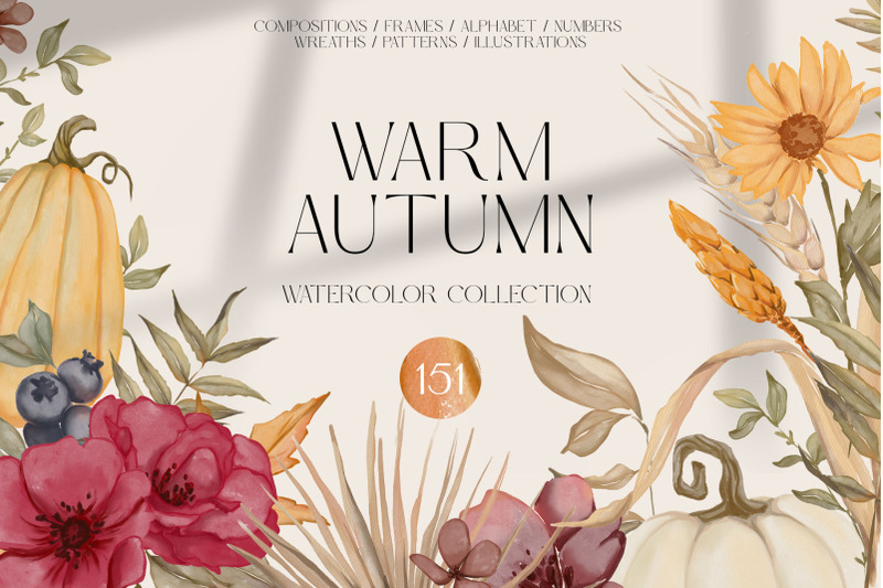 warm-autumn-watercolor-collection