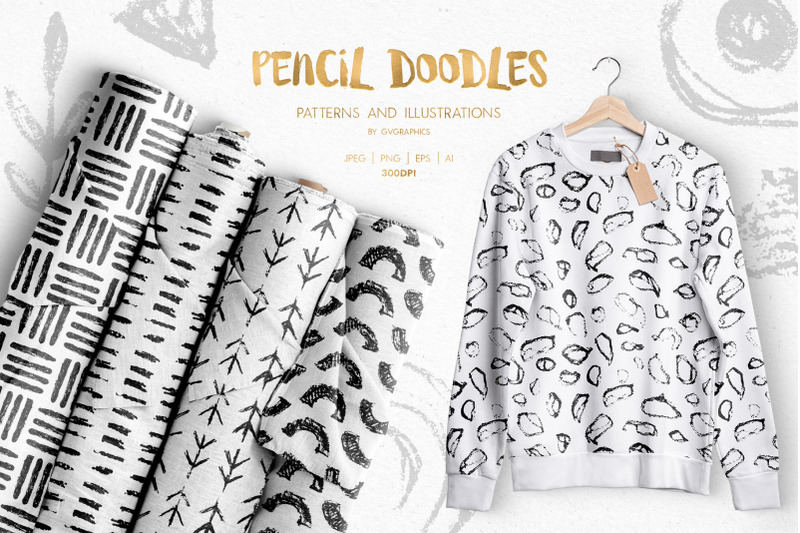 pencil-doodles-patterns-and-illustrations