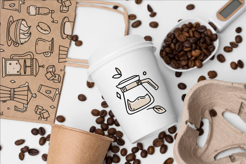 clipart-coffee-doodle-set