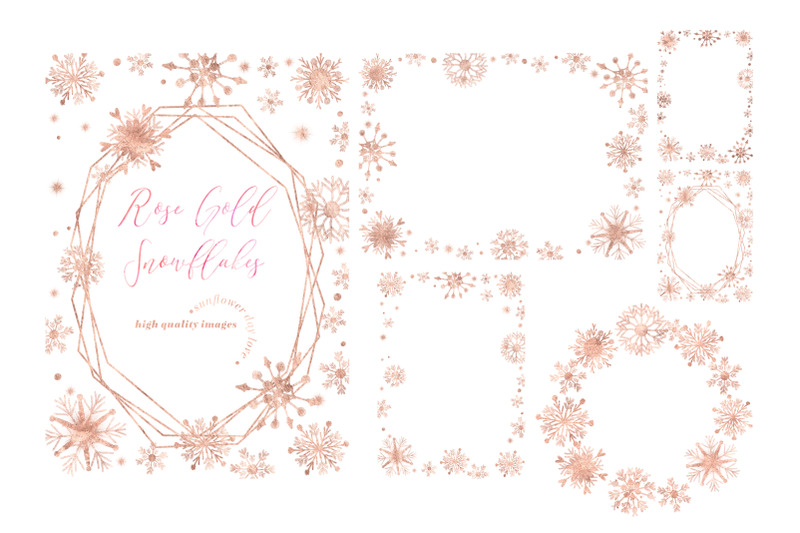 rose-gold-winter-snowflakes-clipart