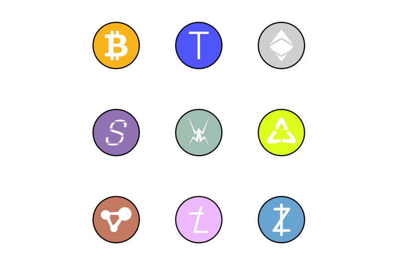 set-of-badges-cryptocurrency-coins-flat-bitcoin-and-crypto-coins-of-l