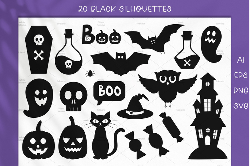 happy-halloween-clipart-silhouettes-patterns