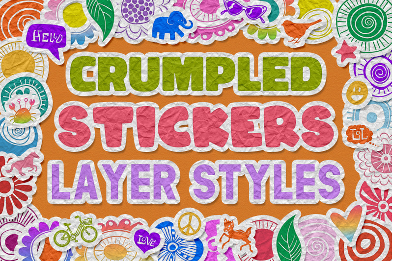 crumpled-stickers-layer-styles