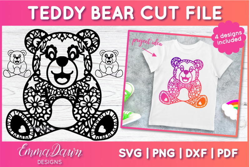 teddy-bear-svg-zentangle-cut-file-nbsp