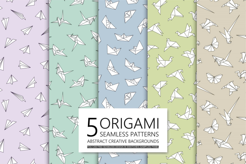 artwork-seamless-origami-patterns