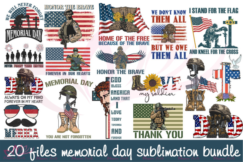 memorial-day-sayings-sublimation-bundle