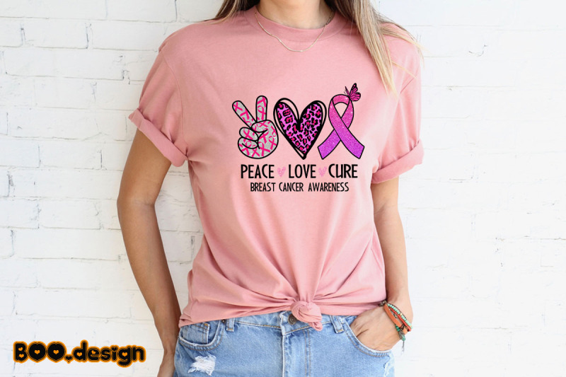 peace-love-cure-breast-cancer-awareness-graphics