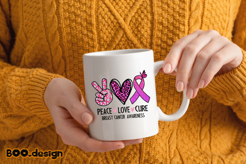 peace-love-cure-breast-cancer-awareness-graphics