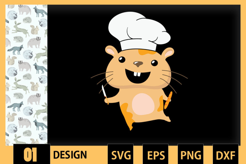 cute-chef-mouse-animal