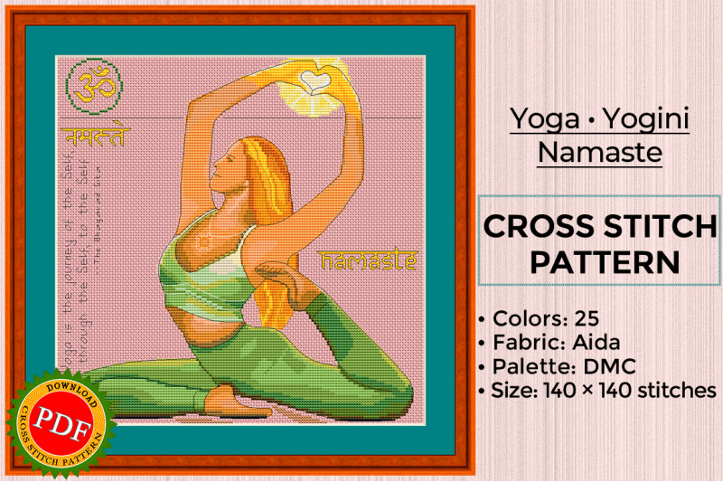 yoga-cross-stitch-pattern-yogini-asana