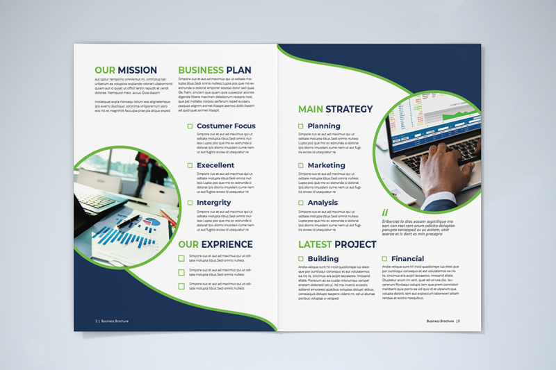 bifold-business-brochure-template