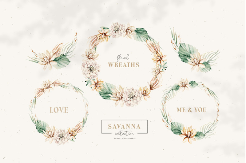 watercolor-boho-flowers-bouquets-and-wreathes-wedding-digital-clip-art
