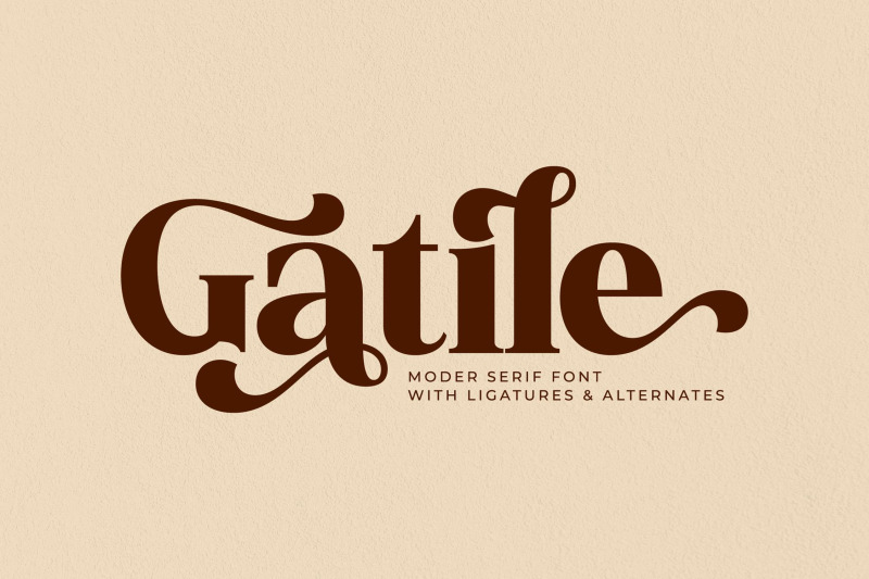 gatile-typeface